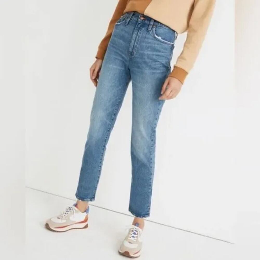 Madewell Classic Straight Jean M3520 Nearwood Wash Size 28 x 25.5